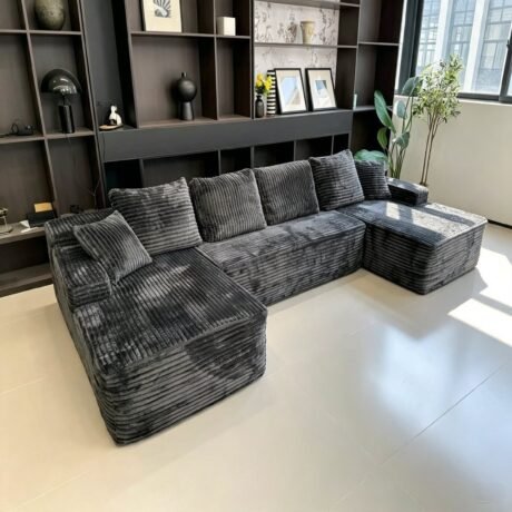131" Cloud Modular Sectional , Gray