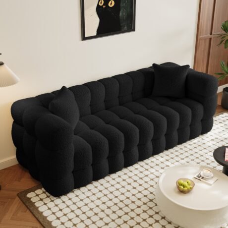 Oversized Sofa in Bouclé