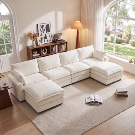 Cloud Modular Sectional in Chenille