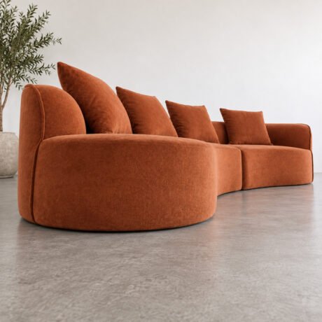 126" Curved Modular Sectional