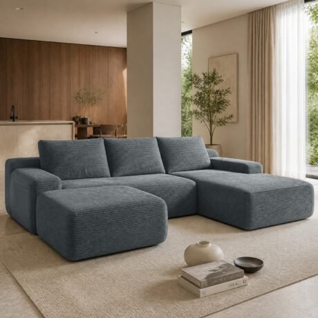 97" Cloud U-Shaped Sectional