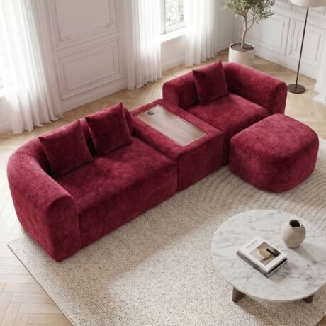 Deep-Seat Modular Sectional