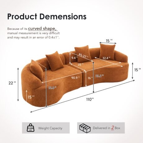Curved Modular Sectional
