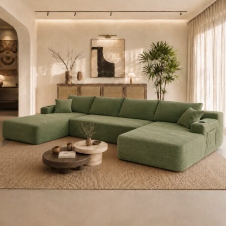 126" Cloud Sectional Sofa