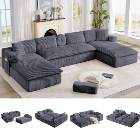 149" Oversized U-Shaped Sectional