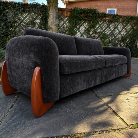 89" Modern Sofa in Chenille