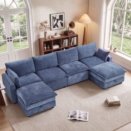 147" Oversized U-Shaped Sectional