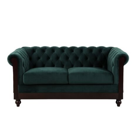 Chesterfield Loveseat in Velvet
