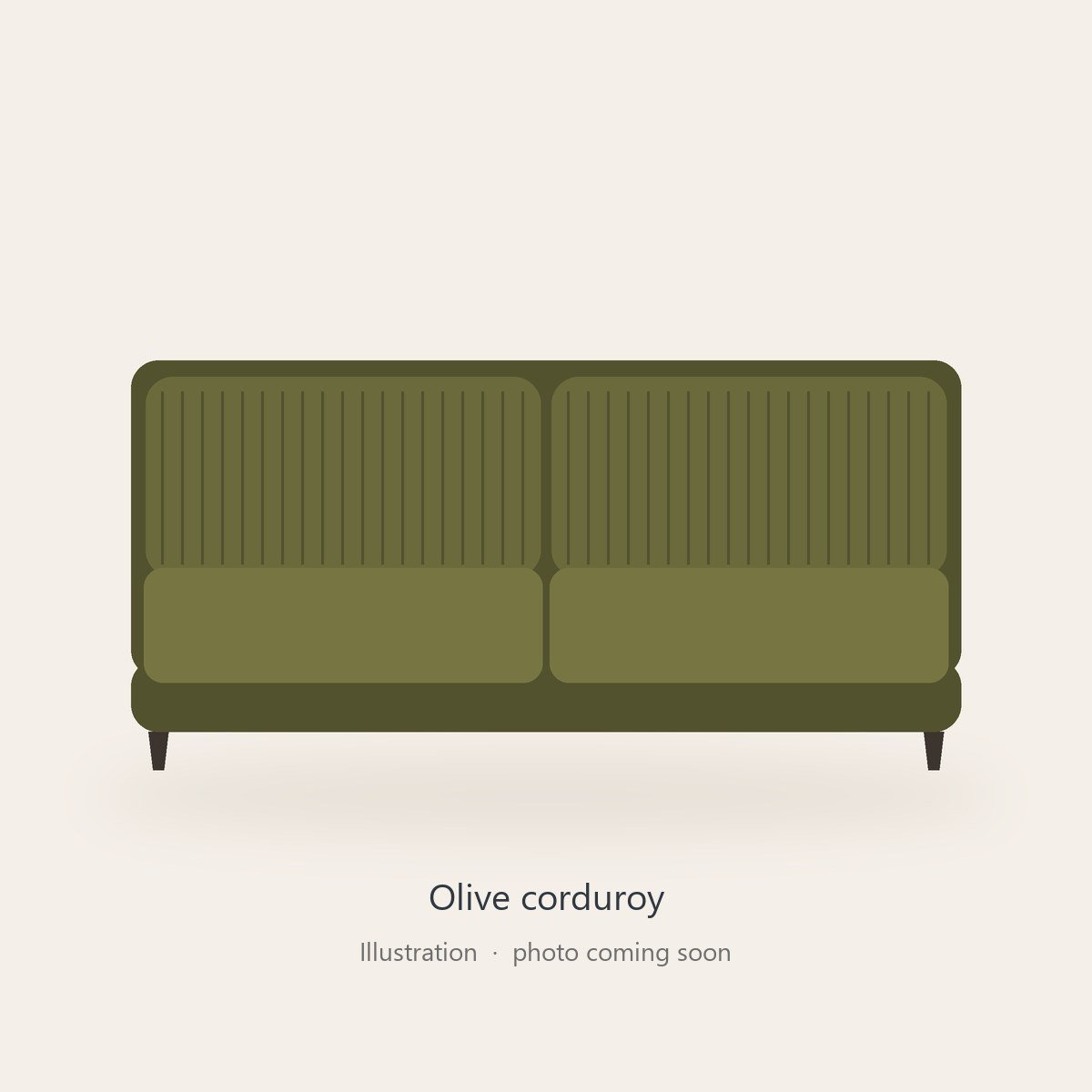 Sofa illustration Illustration: sofa color and shape