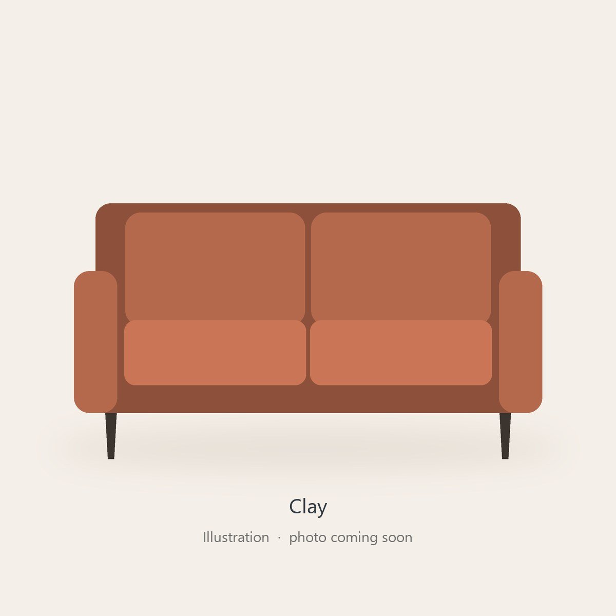 Sofa illustration Illustration: sofa color and shape