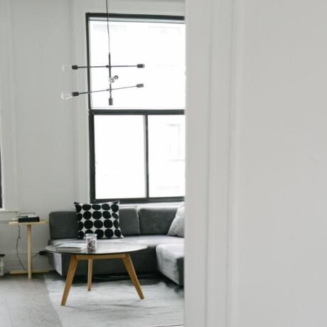 Representative photo: gray modular sofa