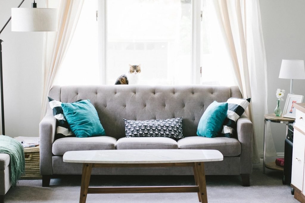 Representative sofa photo Representative photo: charcoal sofa sofa